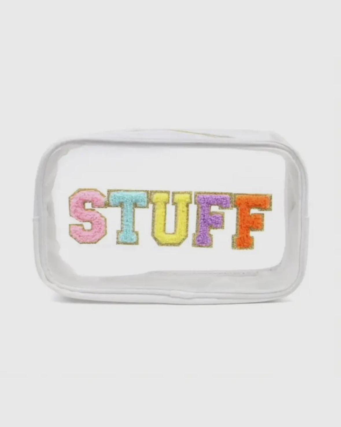 STUFF Clear Cosmetic Bag