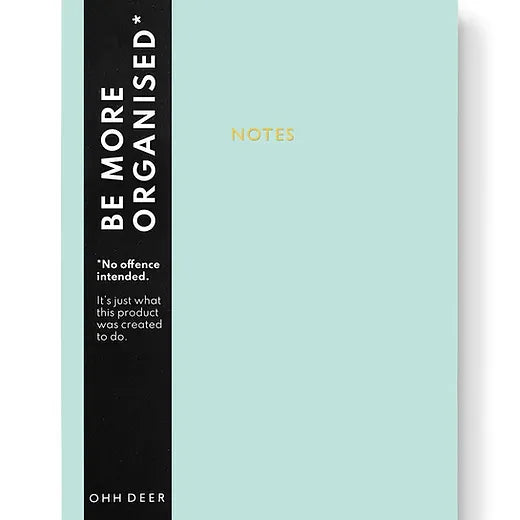 Pastel Blue Linen Notebook