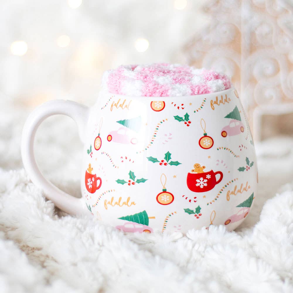 Sugarplum Fun Mug and Cosy Socks set