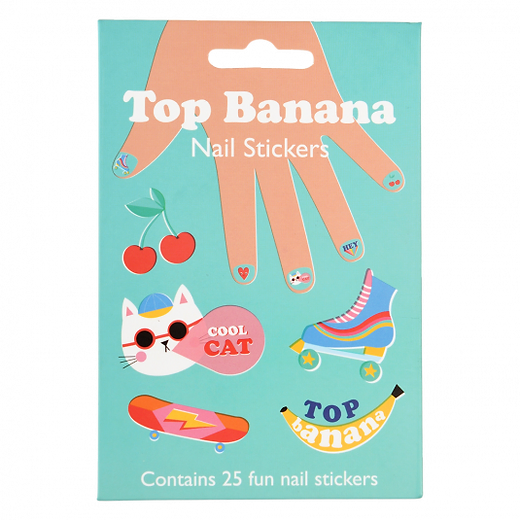 TOP BANANA NAIL STICKERS