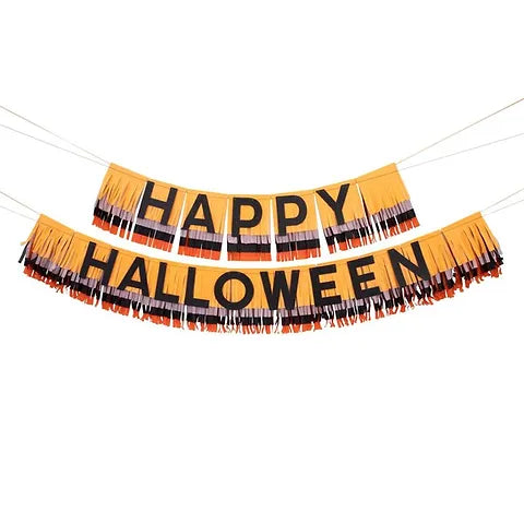 Meri Meri Happy Halloween Fringe Garland