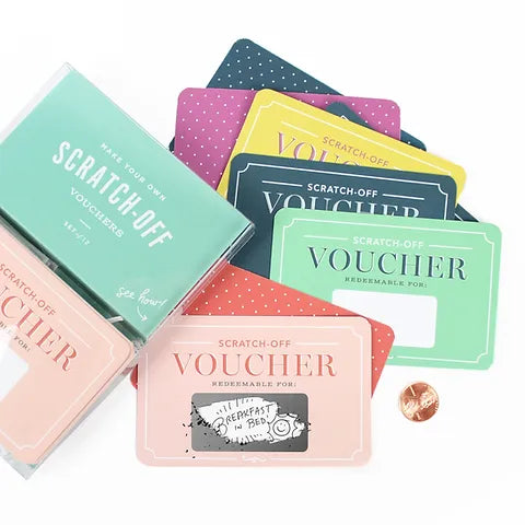 Scratch off Vouchers Inklings Paperie