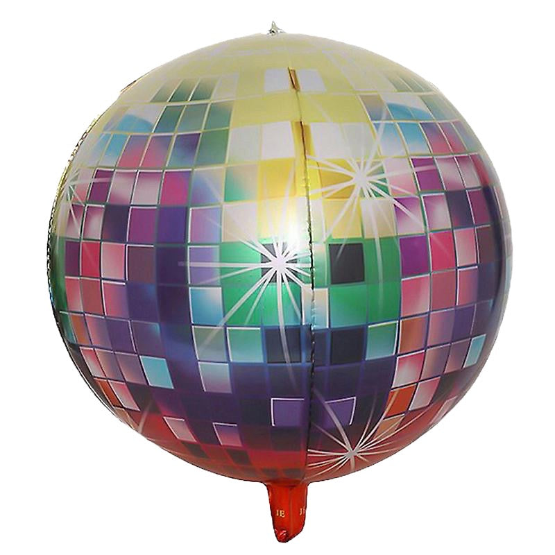 Coloured Disco Ball Foil Balloons 22"