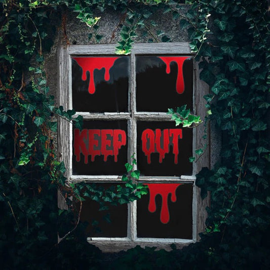 Keep Out Window Clings