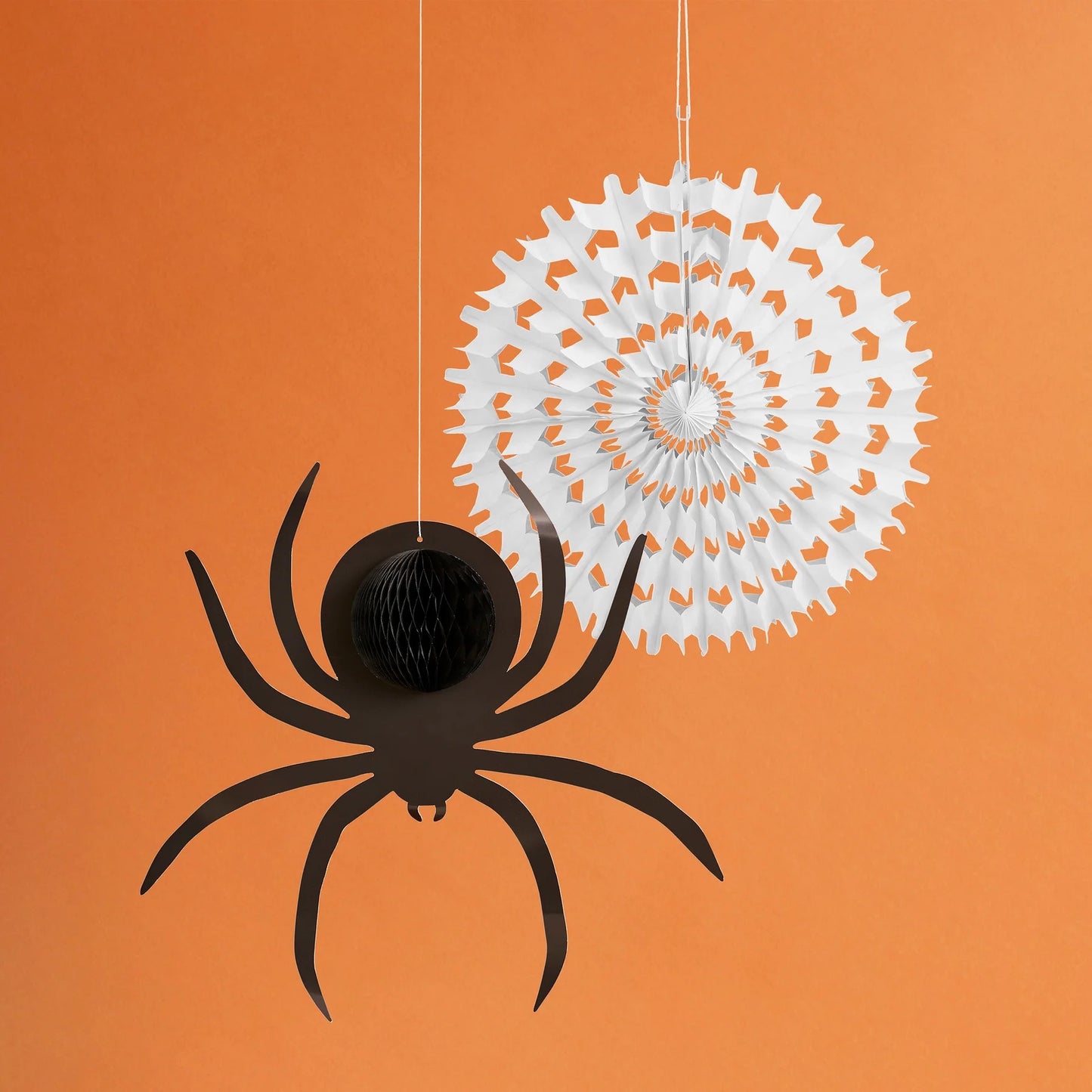 Spider Web and Spider Honeycomb Decoration