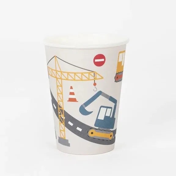 Construction Party Paper Cups