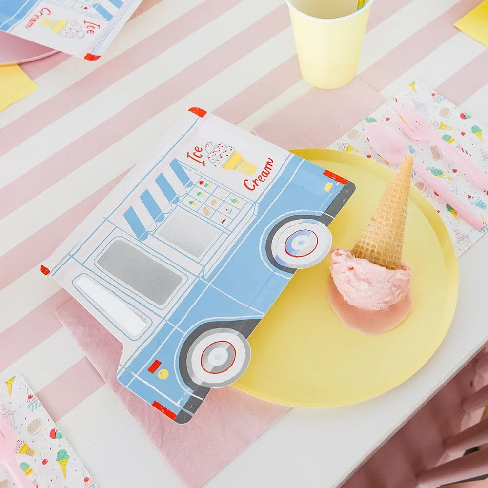 Ice Cream Dreams Truck Party Plate