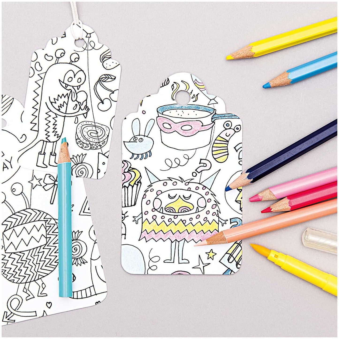 Colour in Gift Tags