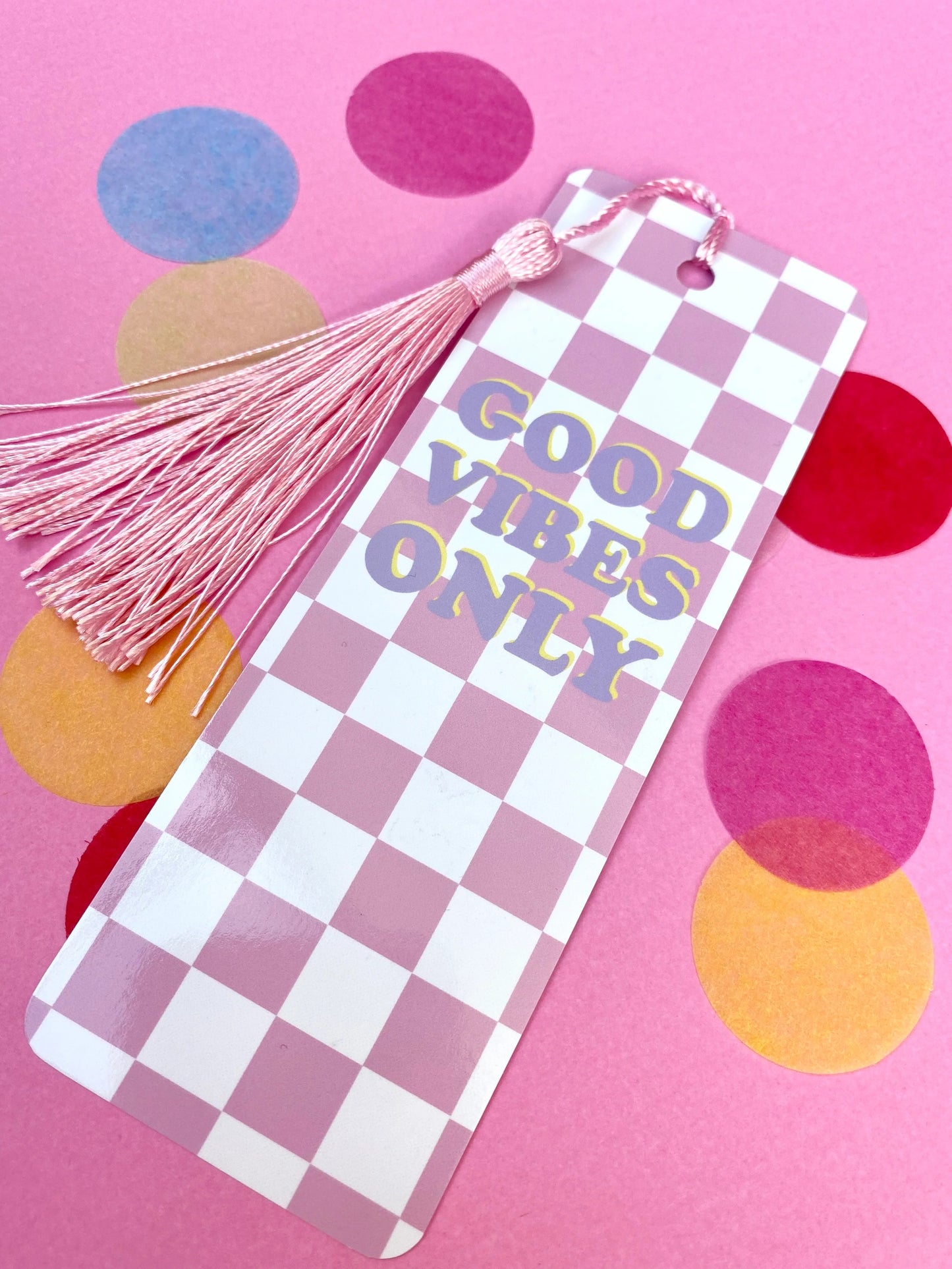 Good Vibes Only Tassel Bookmark