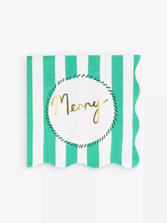 Meri Meri Striped Large Napkins