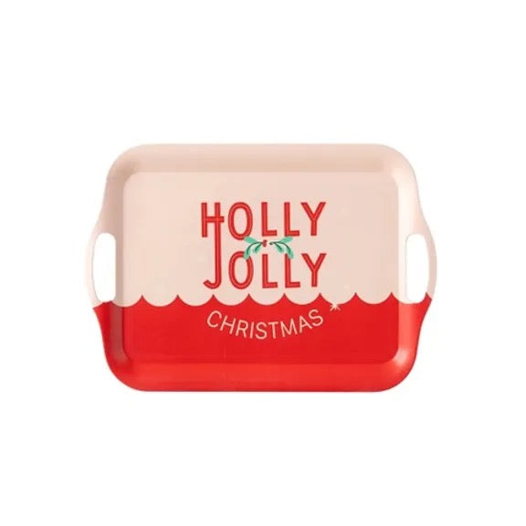 Holly Jolly Christmas Tray