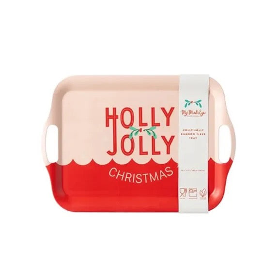 Holly Jolly Christmas Tray