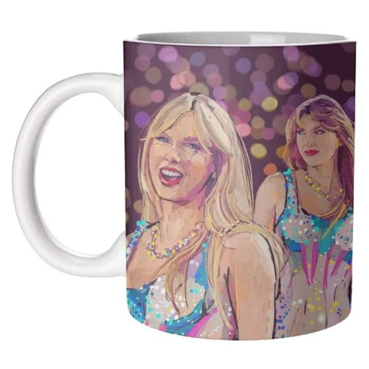 Silver Taylor Swift Sparkly Mug