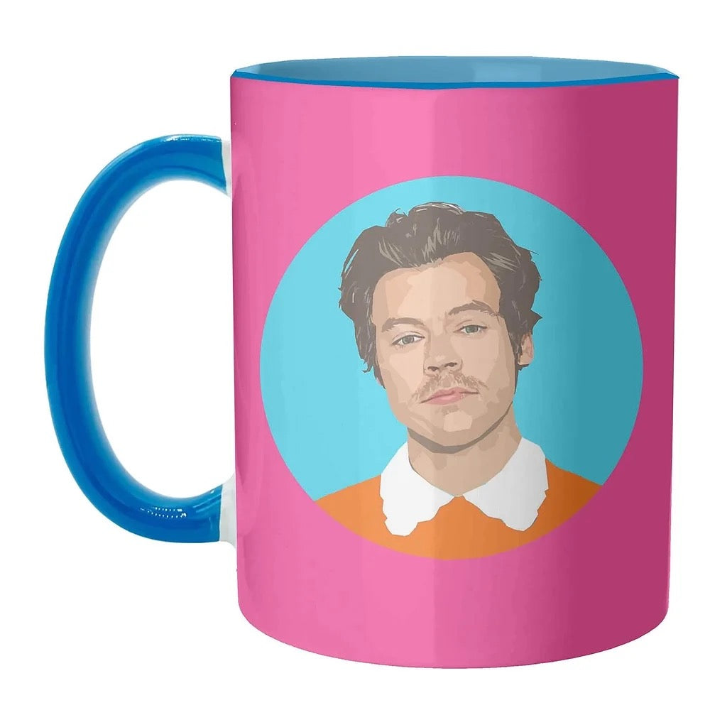 Harry Styles Neon Pink Mug