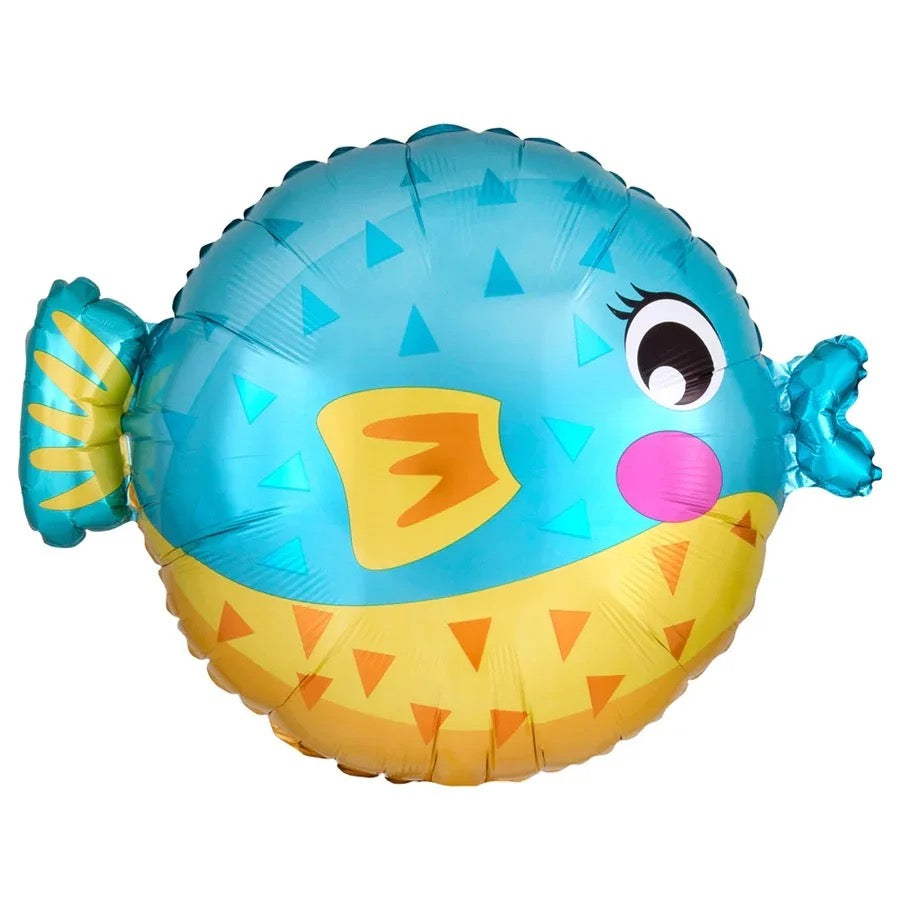 Pufferfish Foil Balloon 19 inches