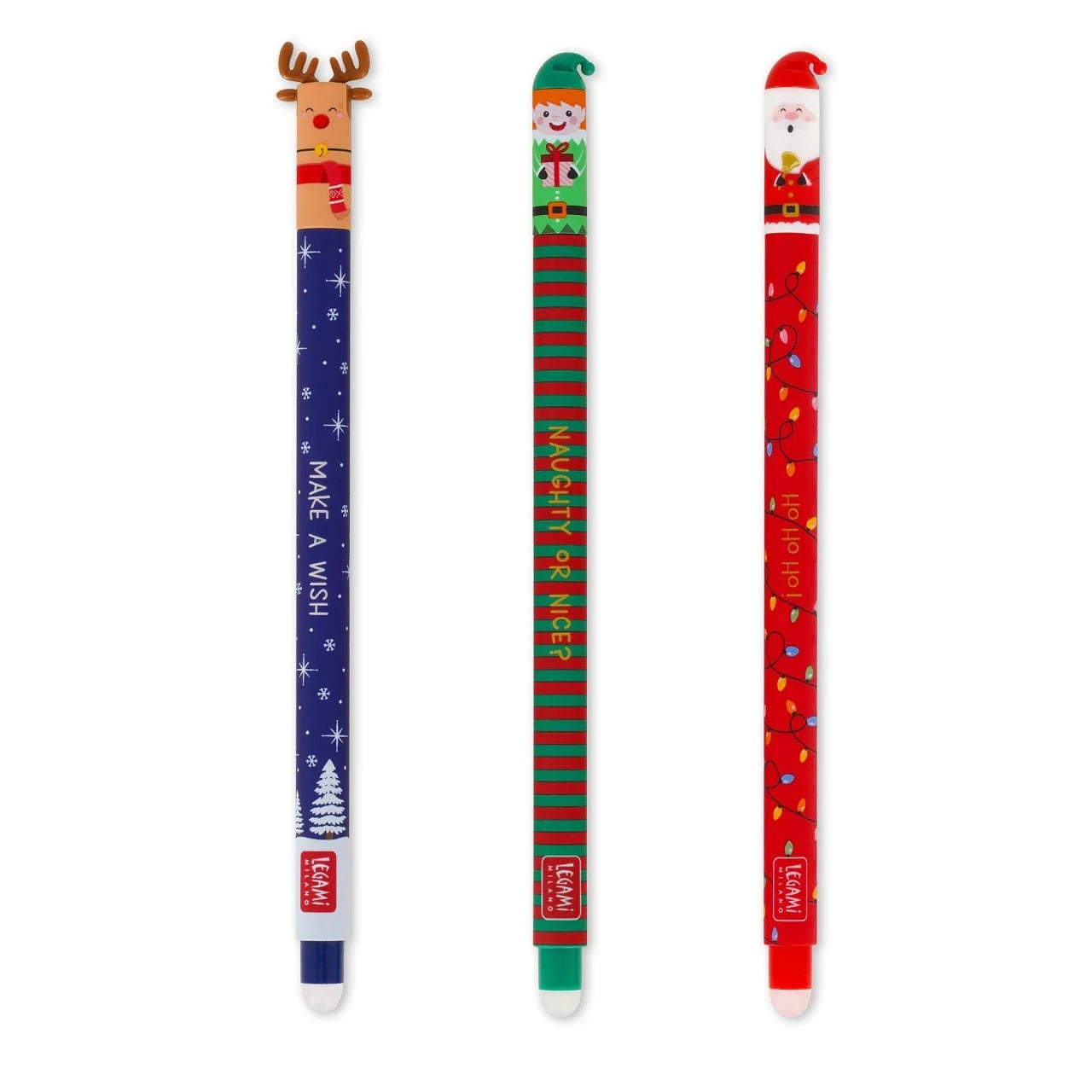 Naughty or Nice Christmas Erasable Pens - Legami