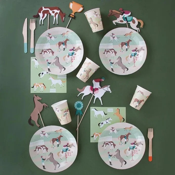 Horse Party Paper Plates