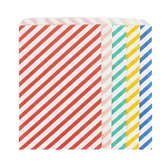 Stripy Treat Bag - Pack of 10