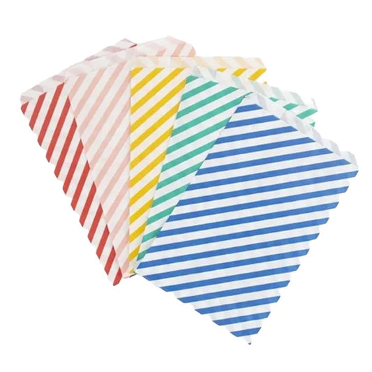 Stripy Treat Bag - Pack of 10