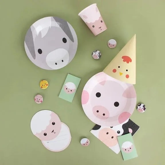 Farm Animal Fun Paper Cups - My Little Day