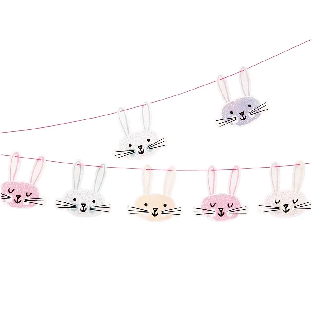 Bunny Face Paper Garland