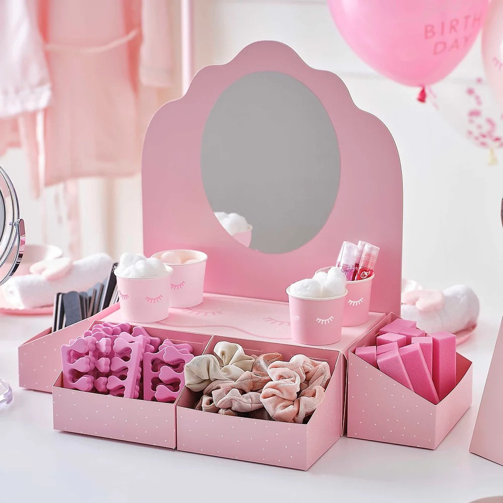 Pink Pamper Party, Pamper Station and Treat Stand