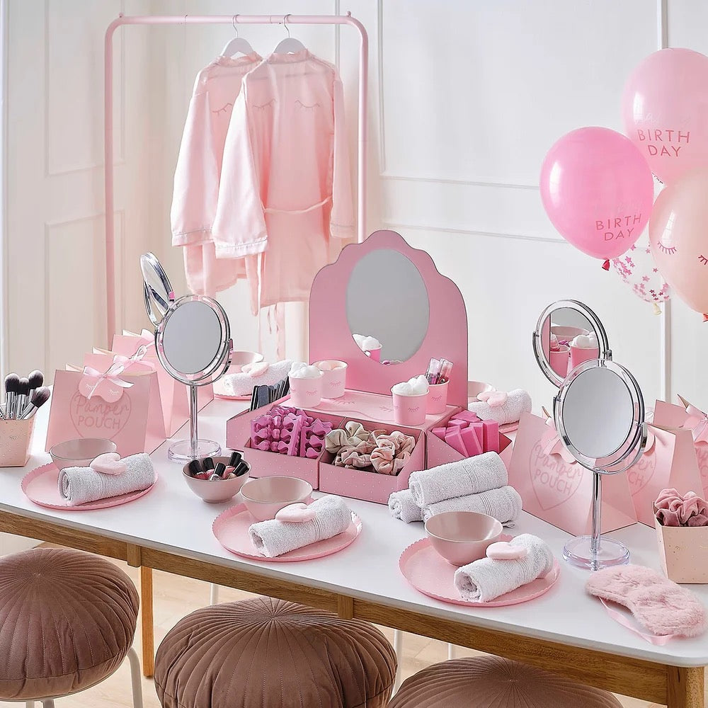 Pink Pamper Party, Pamper Station and Treat Stand