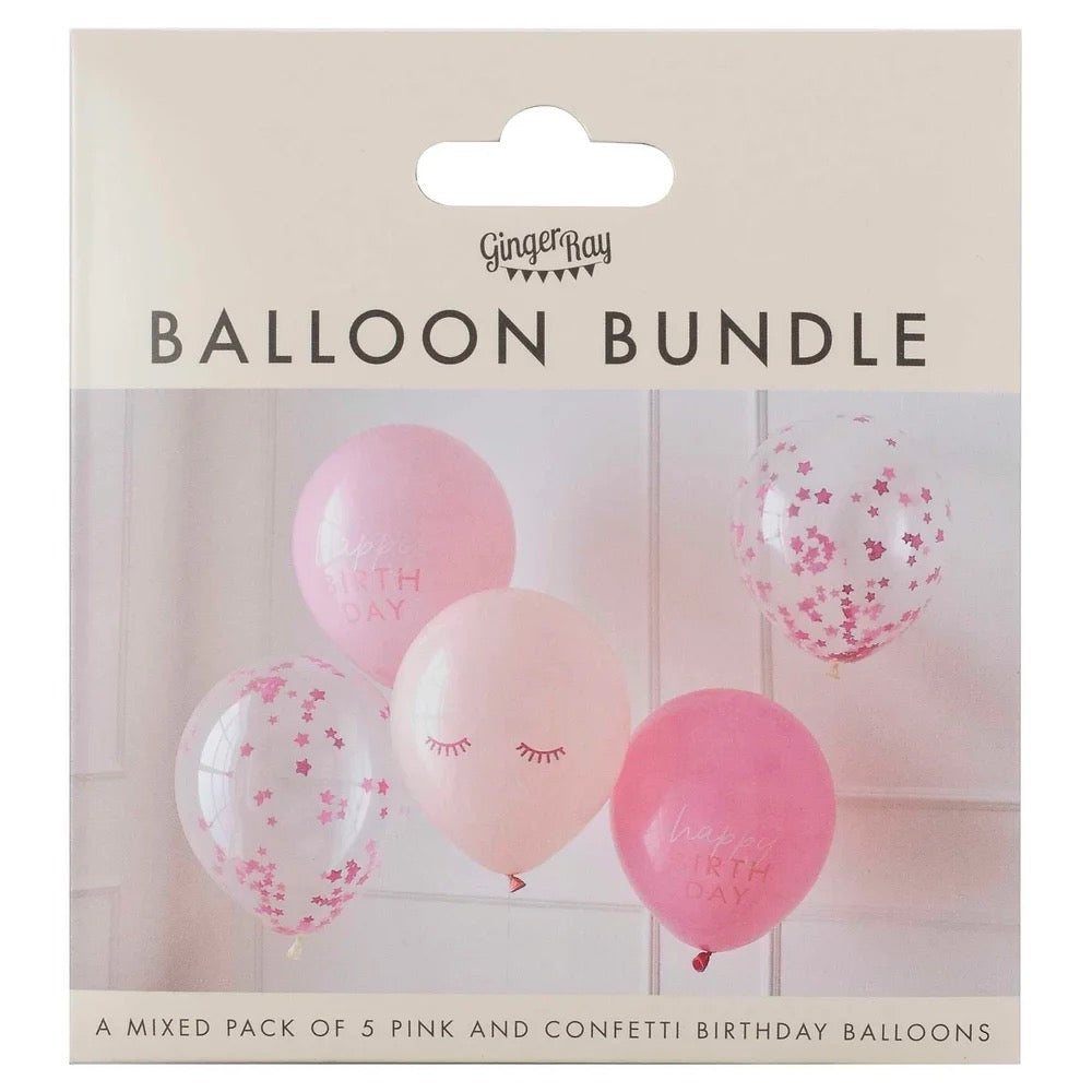 Pamper Party Pink Balloons