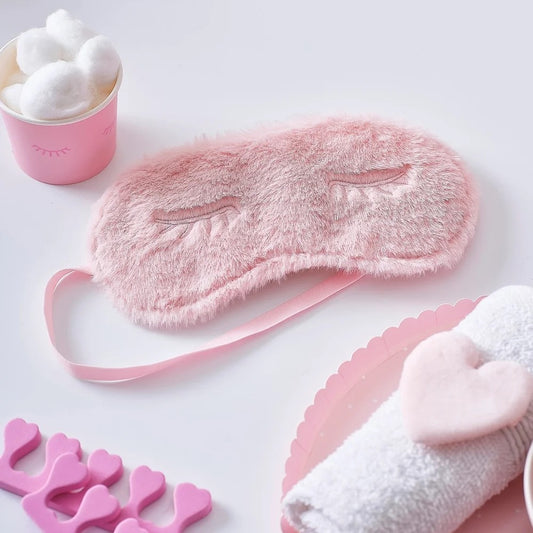 Pink Fluffy Pamper Party Eye Mask