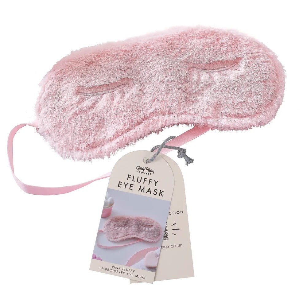 Pink Fluffy Pamper Party Eye Mask