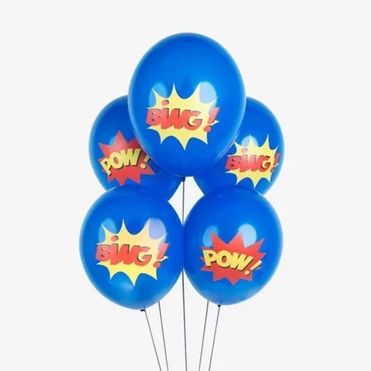 Superhero Party Latex Balloon Bundle