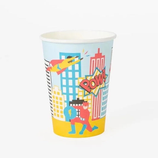 My Little Day Superhero Party Paper Cups