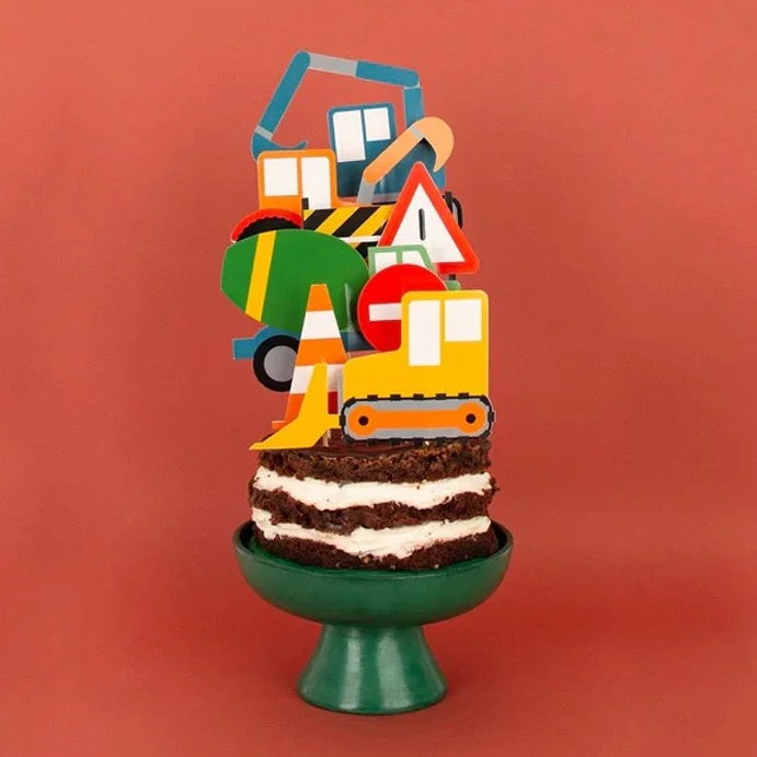 Construction Party Cake Topper