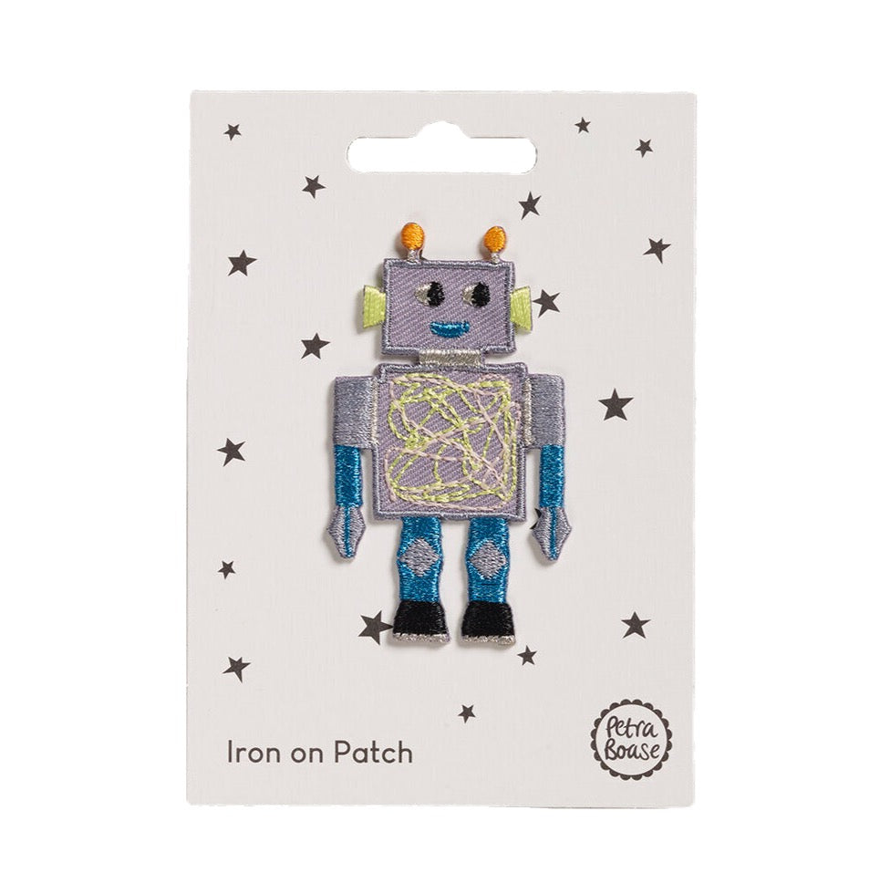 Robot Iron on Patch