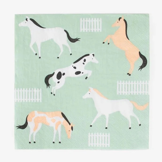 Horse Party Paper Napkins