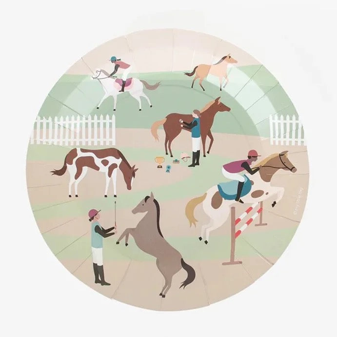 Horse Party Paper Plates