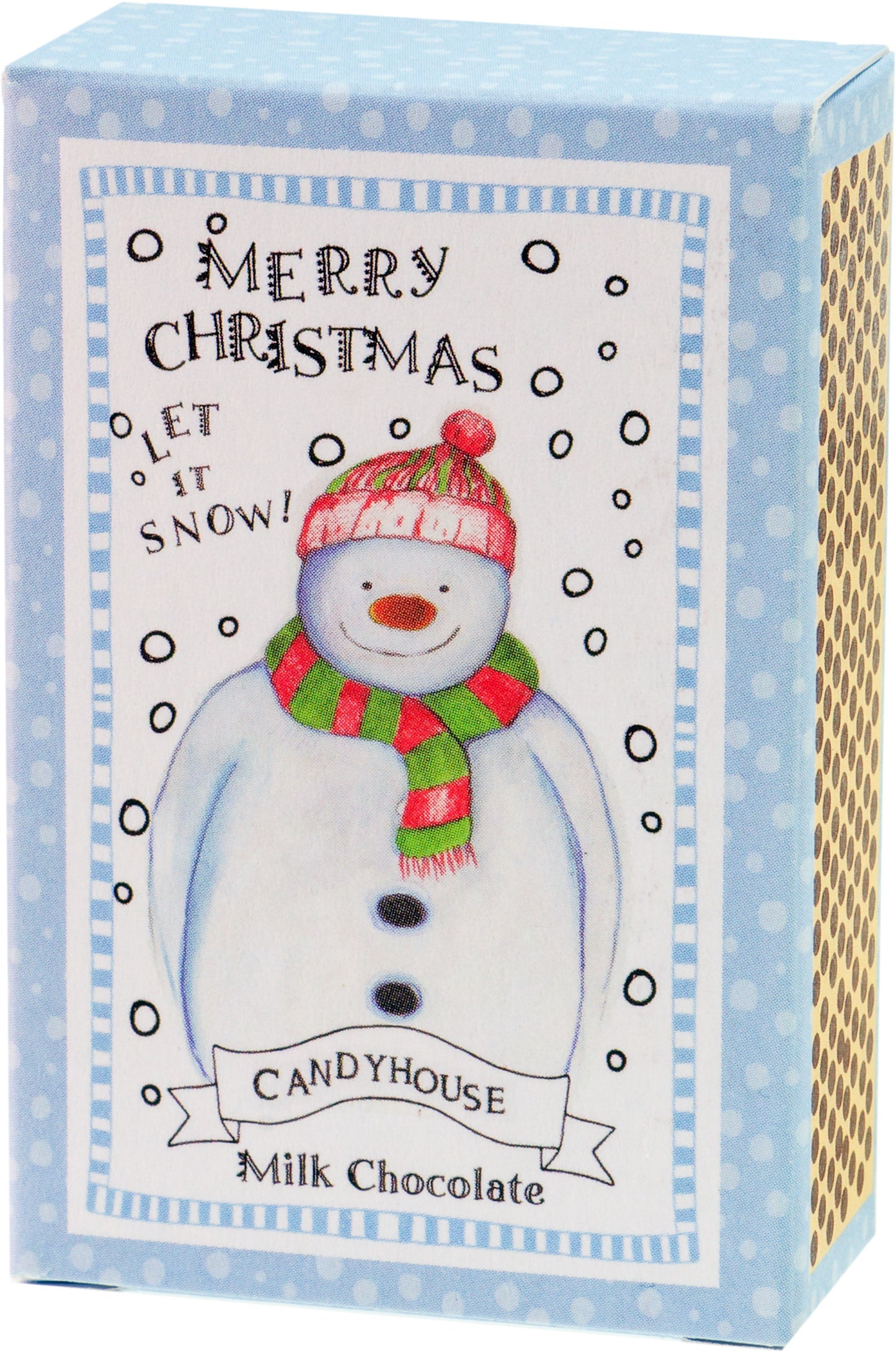 Merry Christmas Matchbox of Snowman Chocolates