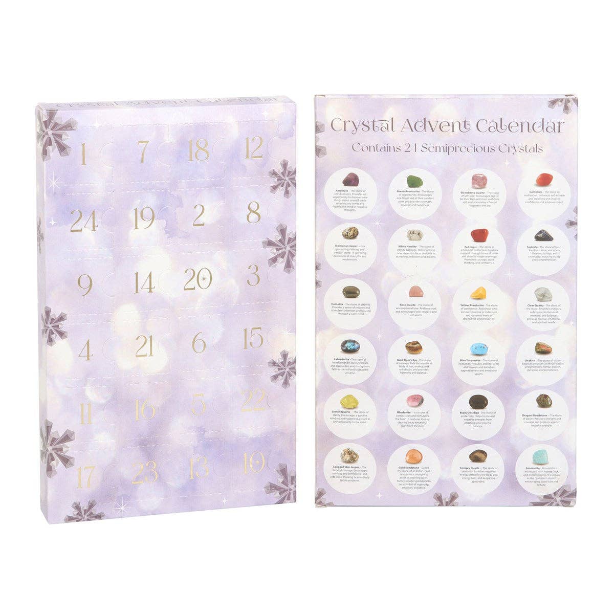 24-Day Gemstone Crystal Christmas Advent Calendar