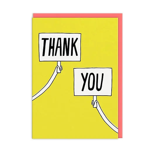 Thank you Signs Greeting Card