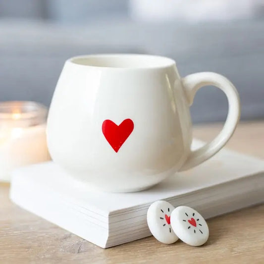 Hidden Message Love Heart Mug