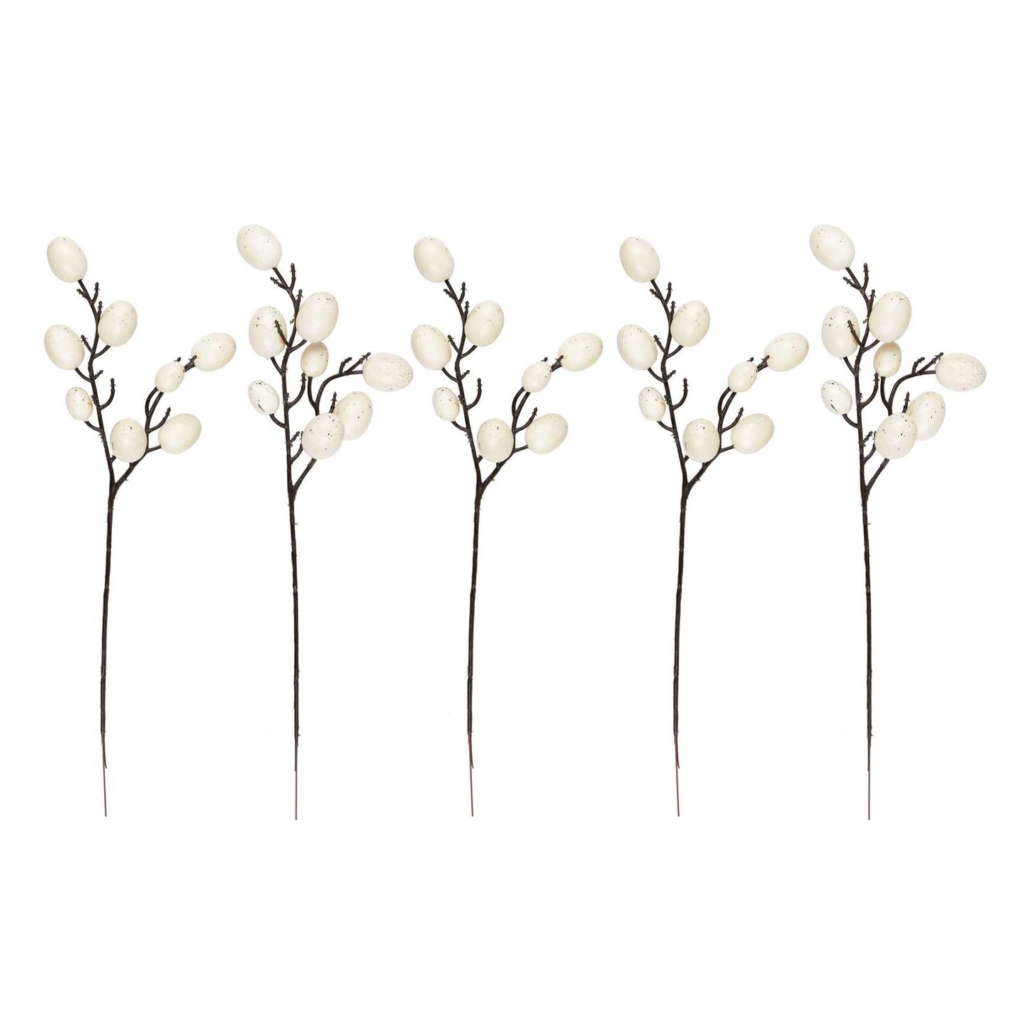 Neutral Easter Egg Floral Bud Stems - Easter Table Decor