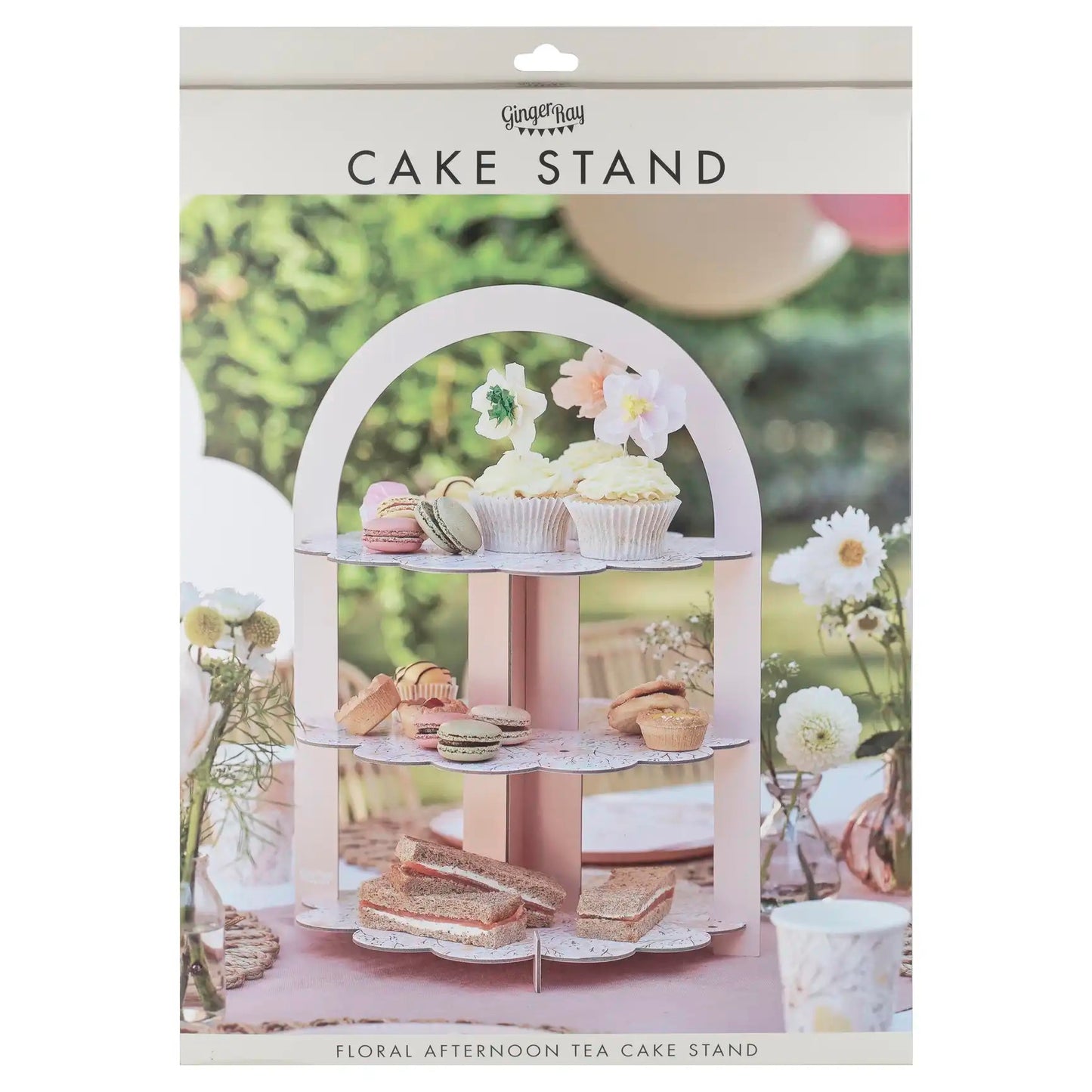 Floral Afternoon Tea Stand