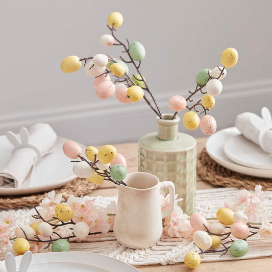 Easter Egg Floral Bud Stems - Easter Table Decor