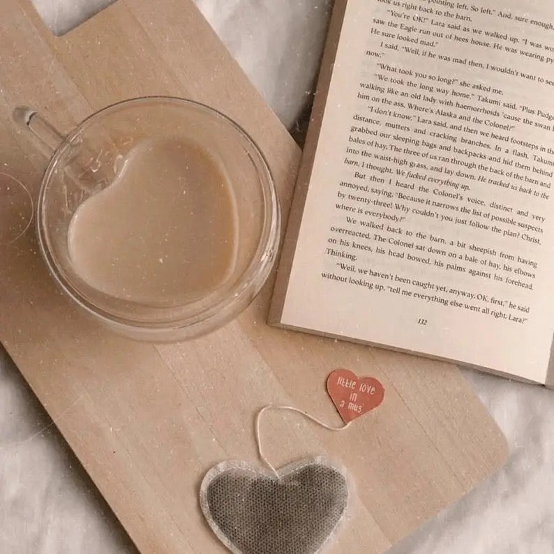 Heart Shaped Tea Bags | Box of 5 Positivi-Tea's