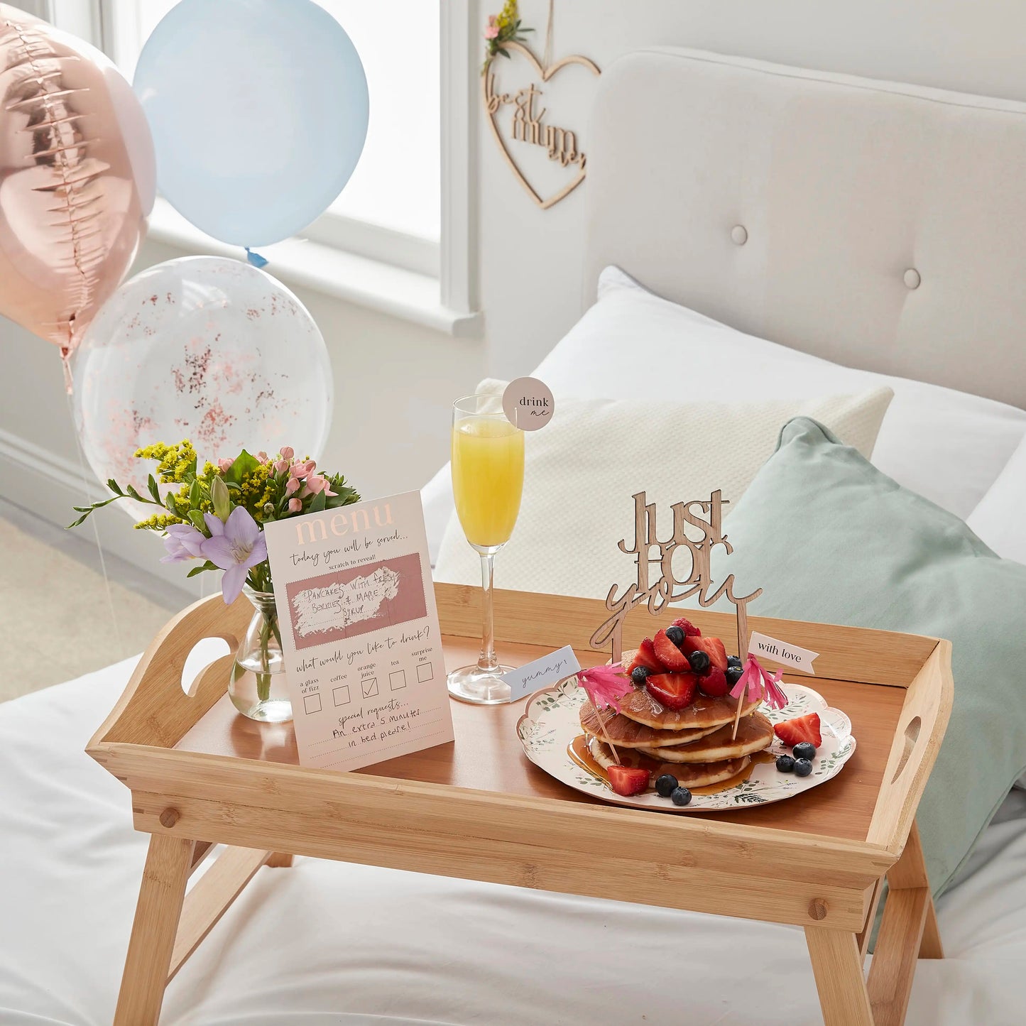 Customisable Breakfast in Bed Set