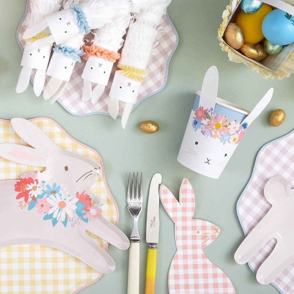 Meri Meri Gingham Bunny Napkins