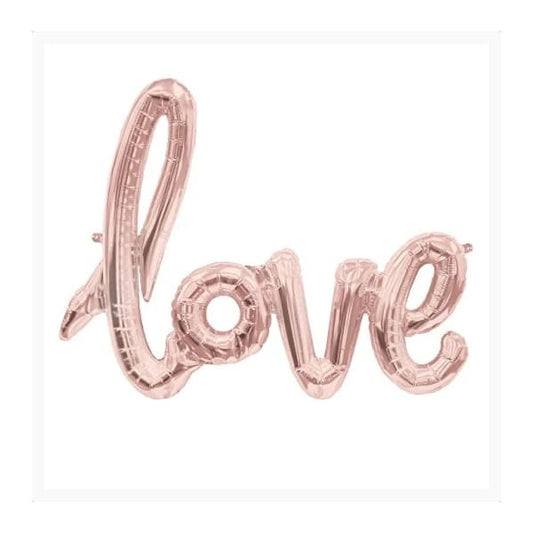 Rose Gold Love Foil Balloon