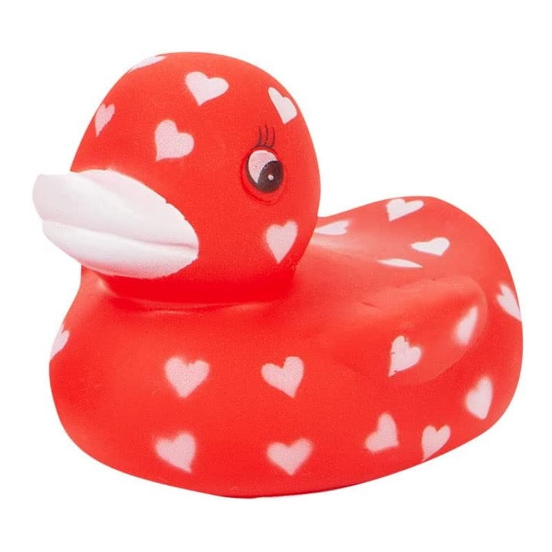 Love Duck Rubber Duck with Hearts