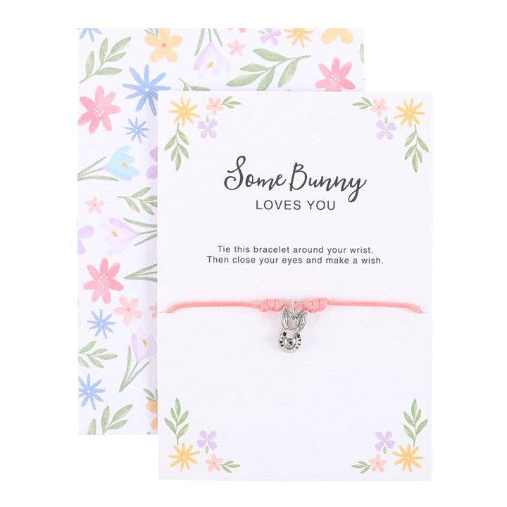 Some Bunny Loves You Easter Bunny Charm Bracelet