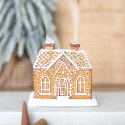 Christmas Gingerbread House Incense Burner